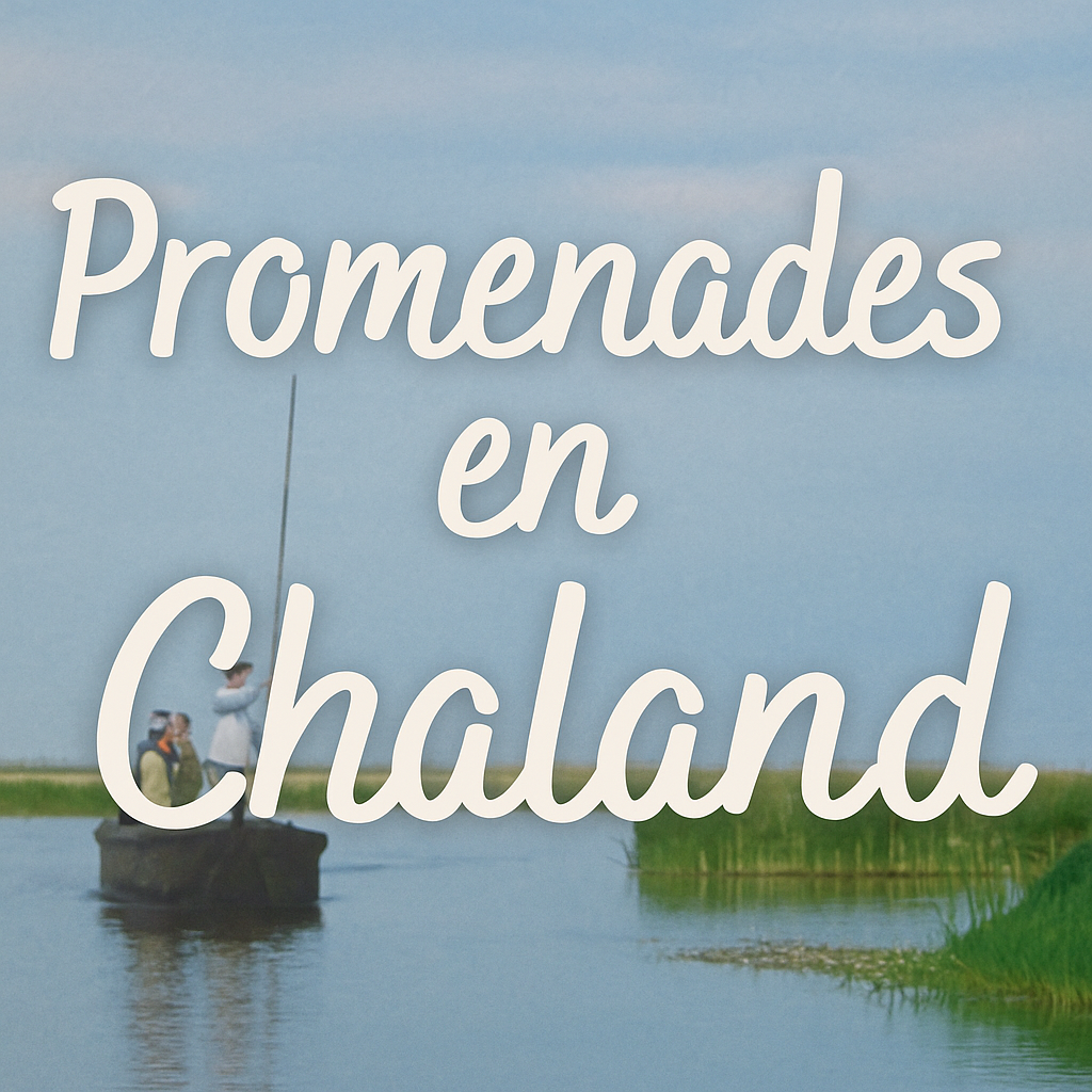 Promenades en chaland à Rozé